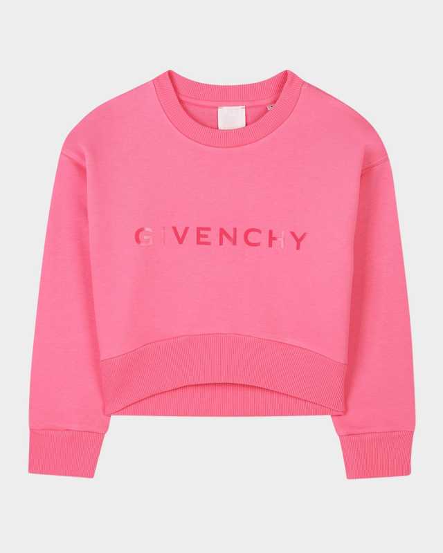 Girl's Classic Logo-Print Sweatshirt, Size 4-6
